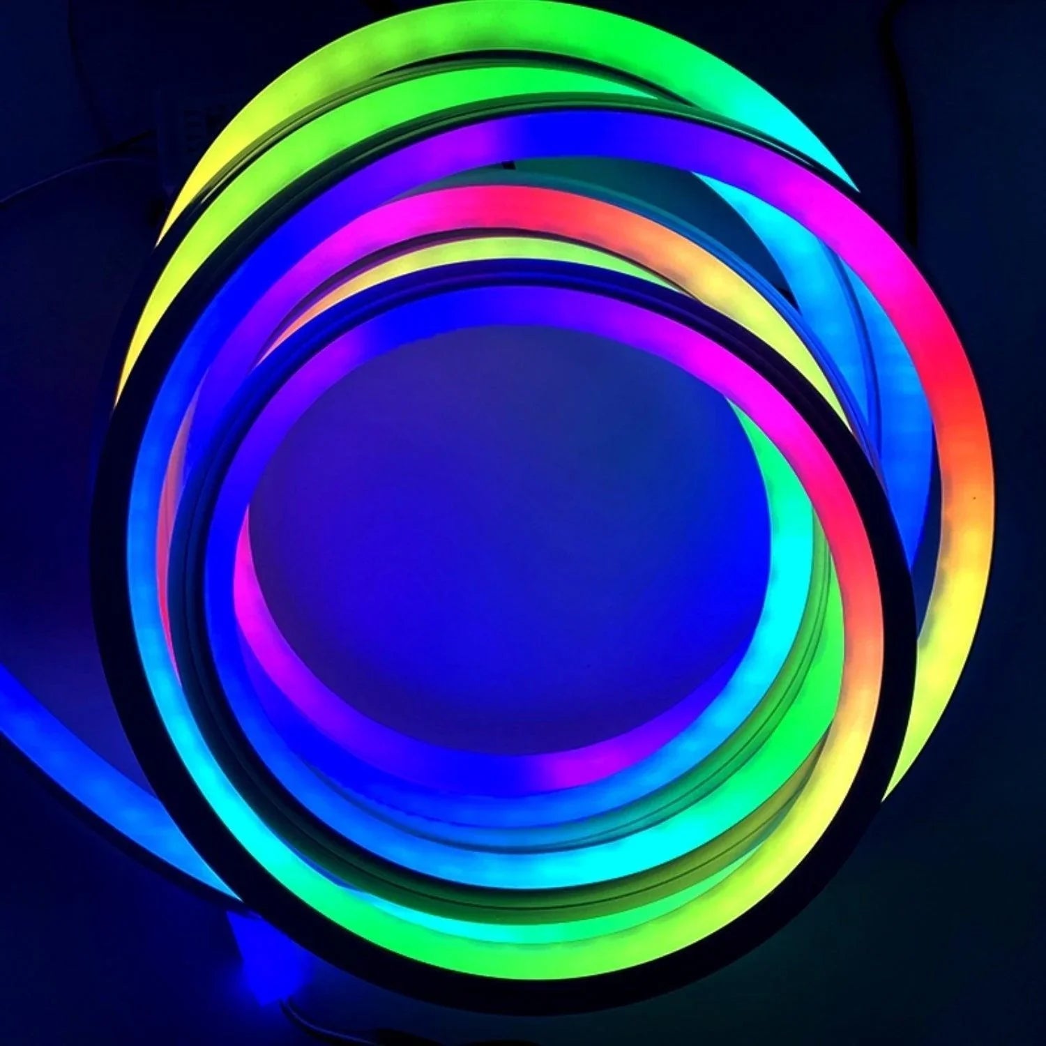 Addressable Digital Pixel RGB Neon Flex 16x16mm WS2811 App Control 10 metre Kit — view 7 — House of LEDs UK