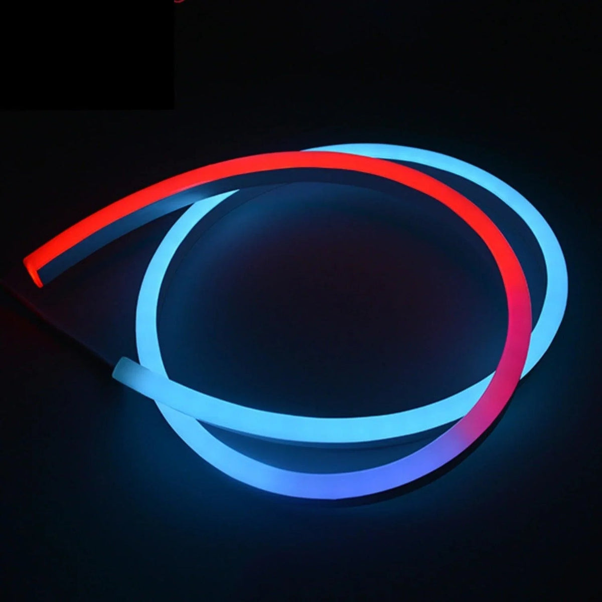 Addressable Digital Pixel RGB Neon Flex 24V 12x20mm IP65 WS2811 10cm Cut — view 5 — House of LEDs UK