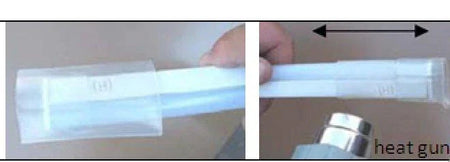 Adhesive Clear Heat Shrink Sleeving - 2:1 Weatherproof Heatshrink Tubing 16-25mm 1 Metre — view 2 — House of LEDs UK