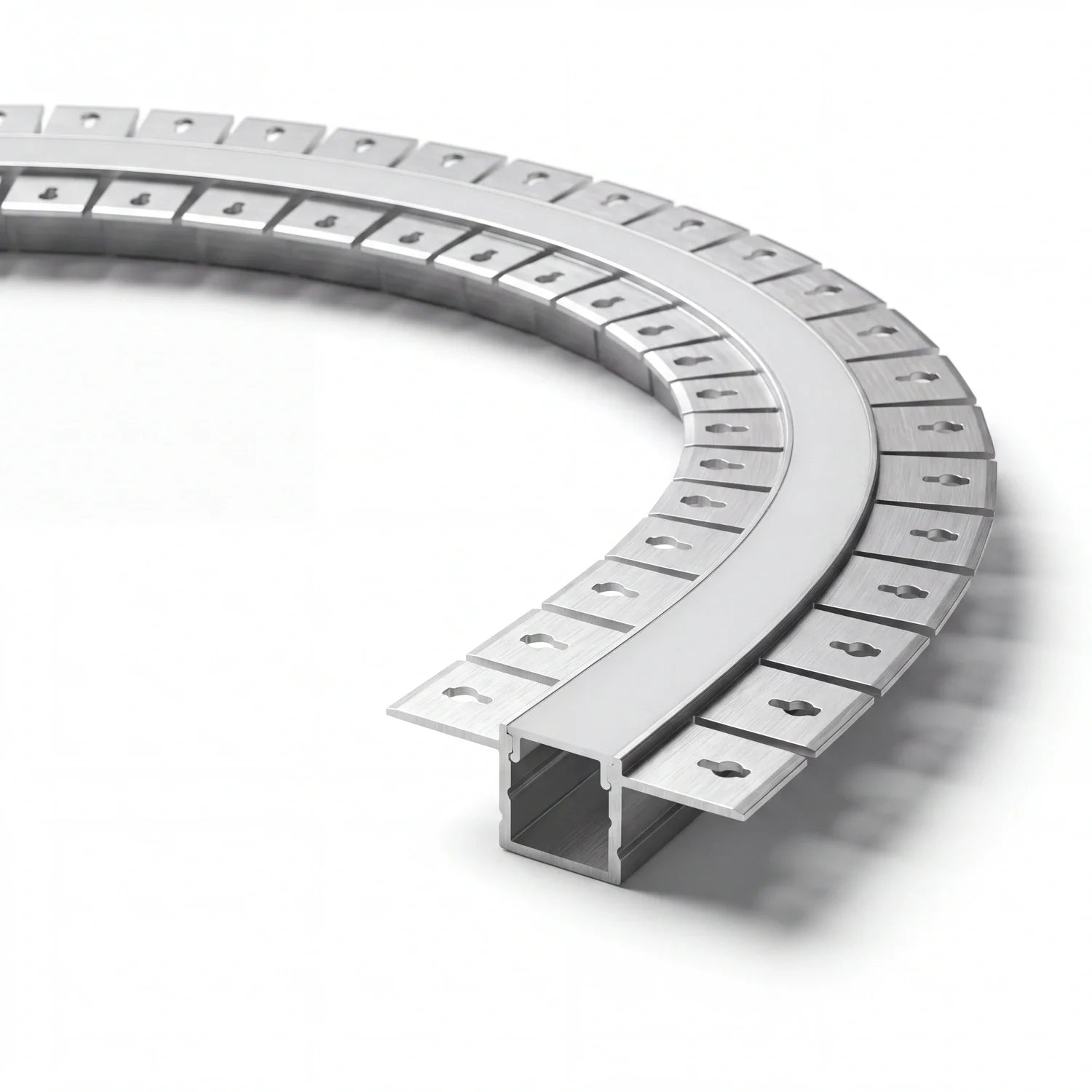 Bendable Plaster in Aluminium Profile For LED Strip 2 & 3 Metre