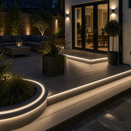 Outdoor LED Strip Cool White 6000K 24V 8x16mm IP67 1cm Cut 15m — view 2 — House of LEDs UK