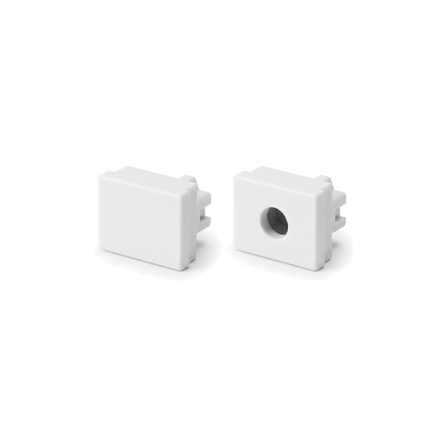 1 Metre Straight Plaster-in Aluminium LED Profile 60.3x15mm, Opal Cover — product view 8