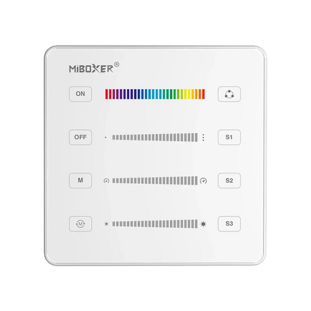 Miboxer White SPI Wall Panel Remote (2.4GHz) B6 — House of LEDs UK