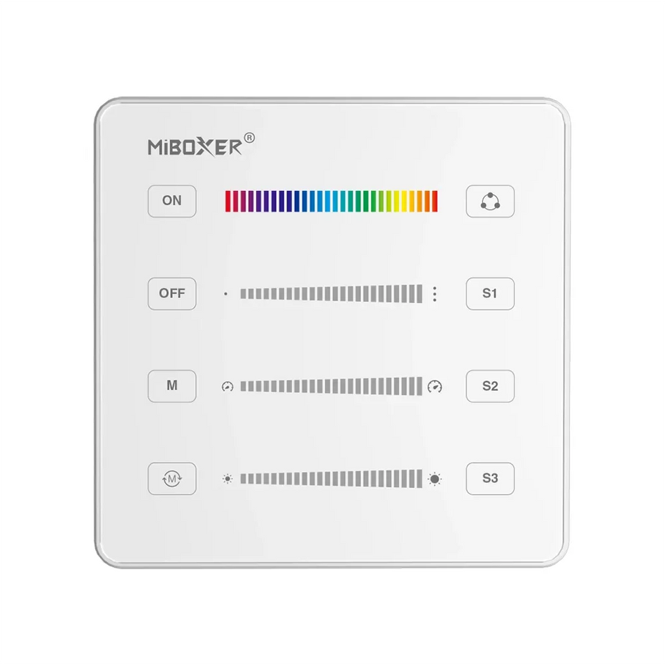 Miboxer White SPI Wall Panel Remote (2.4GHz) B6 — House of LEDs UK