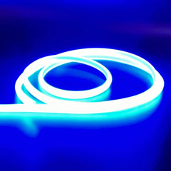 Blue COB LED Strip Light 220V 240V 288 LEDs/m IP65 with UK Plug - House of LEDS