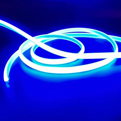 Blue COB LED Strip Light 220V 240V 288 LEDs/m IP65 with UK Plug - House of LEDS