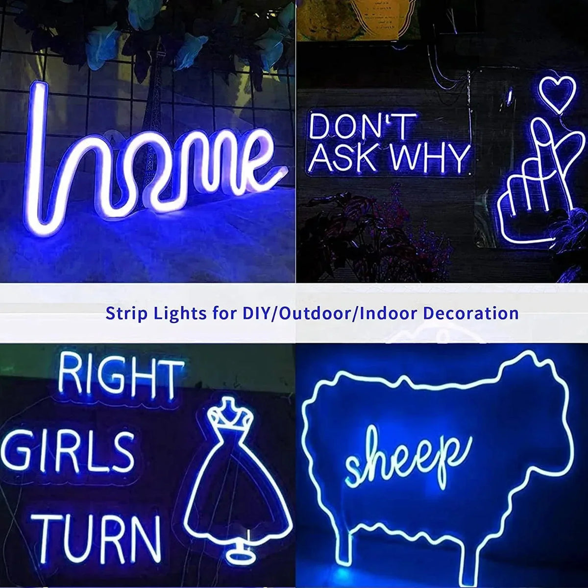 Blue LED Neon Flex 12V 8x16mm 120 LEDs/m IP65 Waterproof 5 Metre — view 9 — House of LEDs UK