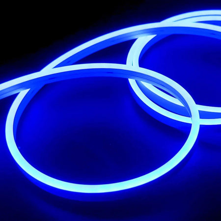Blue LED Neon Flex 24V 8x16mm 120LEDs/m IP65 Waterproof 15m — view 7 — House of LEDs UK