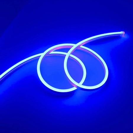 Blue LED Neon Flex AC 220V 240V 8x16mm 120LEDs/m IP65 Waterproof with UK Plug — view 21 — House of LEDs UK