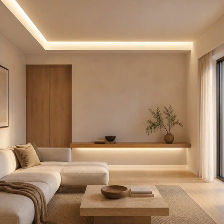 CCT LED strip 48V ceiling cove, 780 lumens per metre