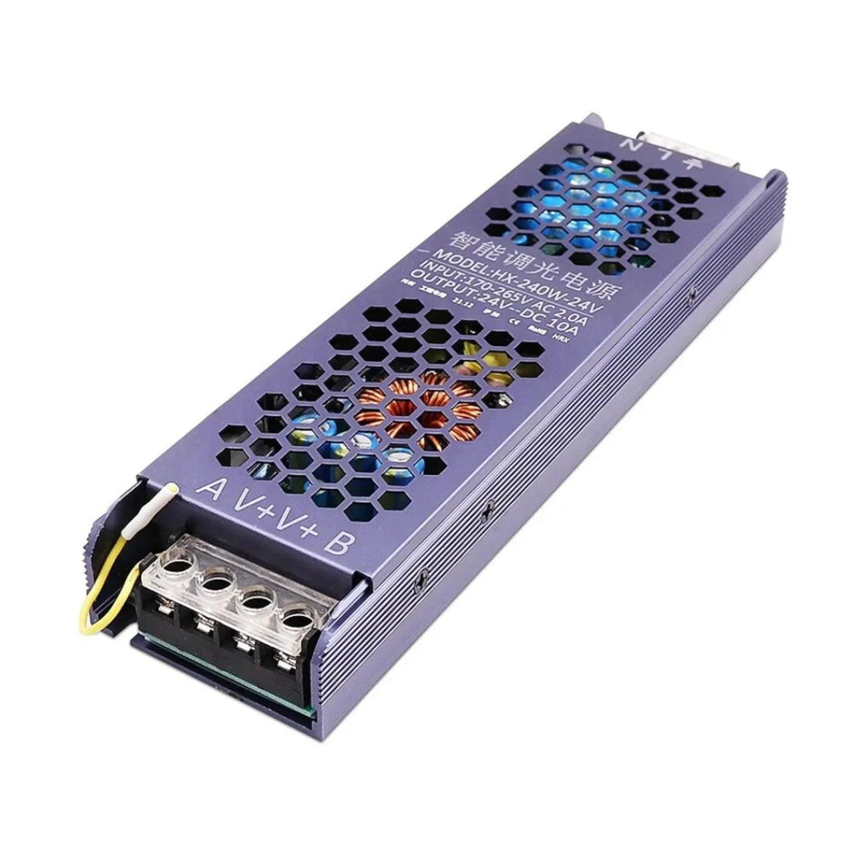 CCT LED Strip Dimmable Power Supply 24V Transformer with Dimmer 120W 450W LED Driver Bluetooth APP Control WW+CW — House of LEDs UK