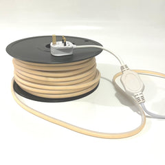 COB LED Strip 220V 240V Cool White Neon Flex 6000K 288 LEDs/m IP65 with UK Plug - House of LEDS