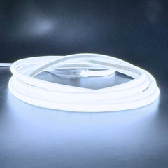 COB LED Strip 220V 240V Cool White Neon Flex 6000K 288 LEDs/m IP65 with UK Plug - House of LEDS