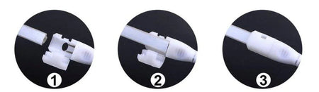 COB LED Strip 220V 240V Single Colour Connector — view 2 — House of LEDs UK