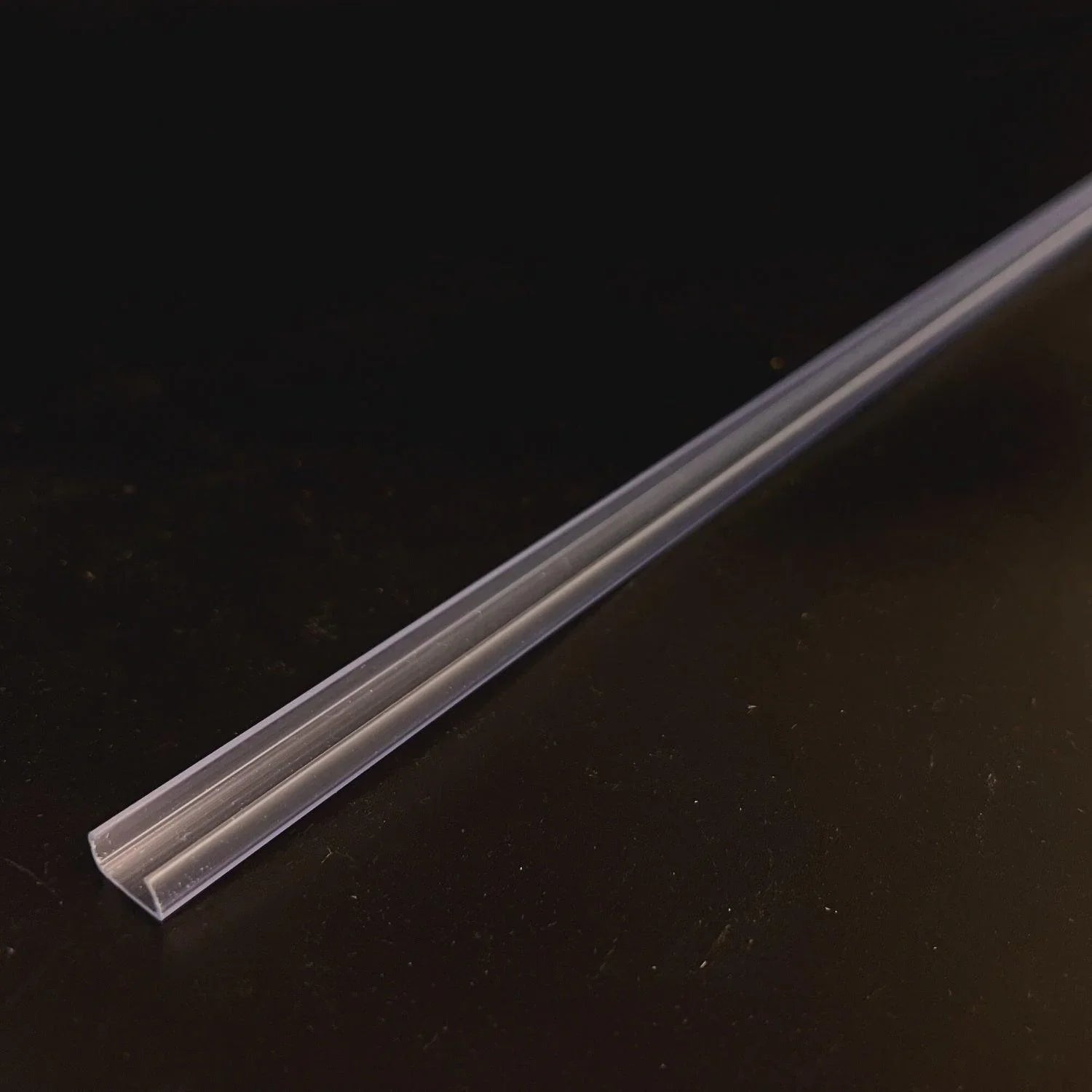 COB LED Strip Clear PVC Plastic Profile 1 Metre — view 2 — House of LEDs UK