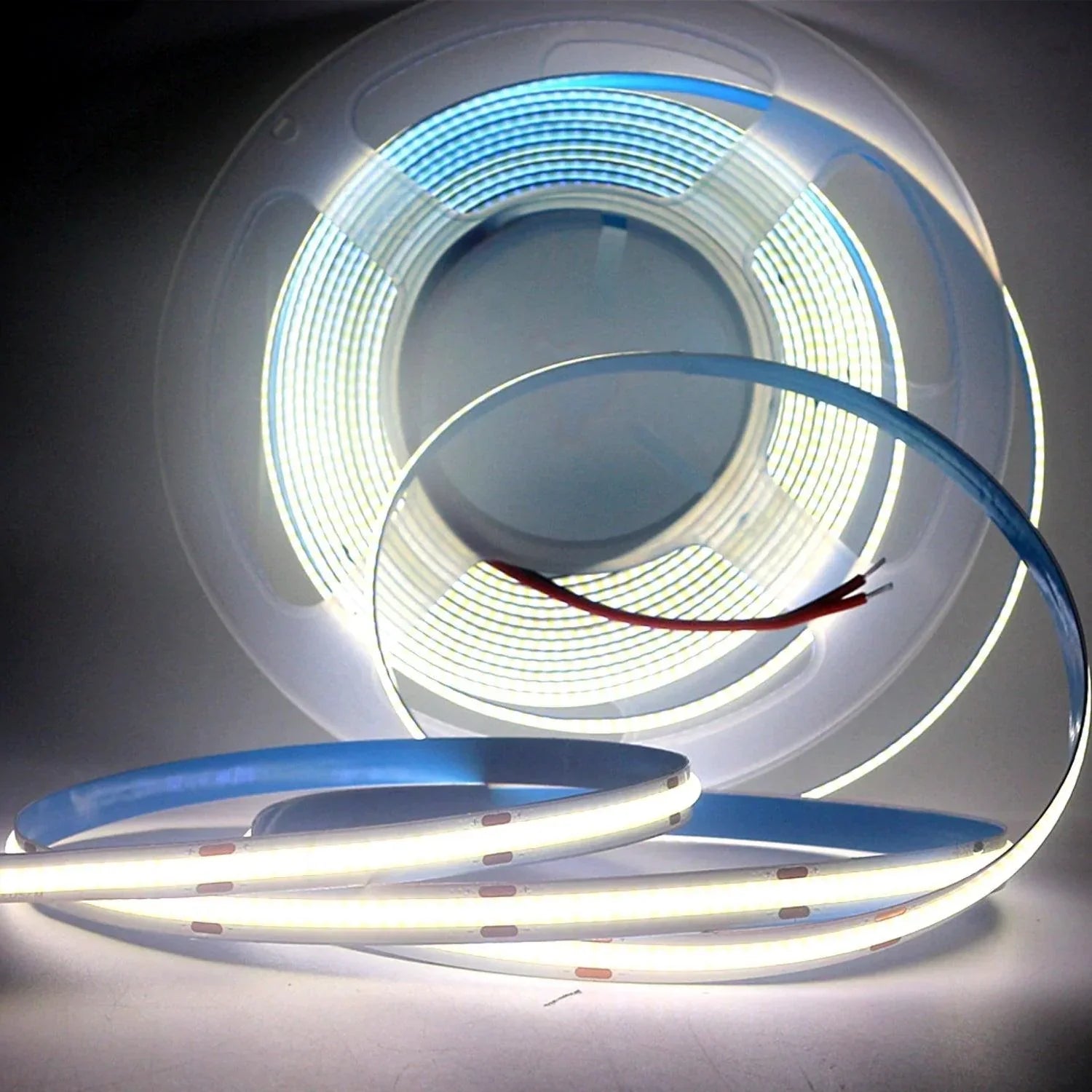 COB LED Strip Light Cool White 6000K 24V 352 LEDs/m IP20 Waterproof — view 4 — House of LEDs UK