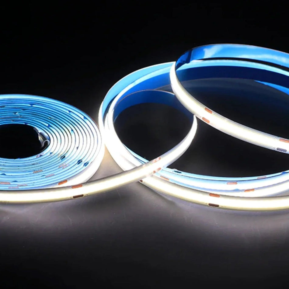 COB LED Strip Light Cool White 6000K 24V 352 LEDs/m IP20 Waterproof — House of LEDs UK
