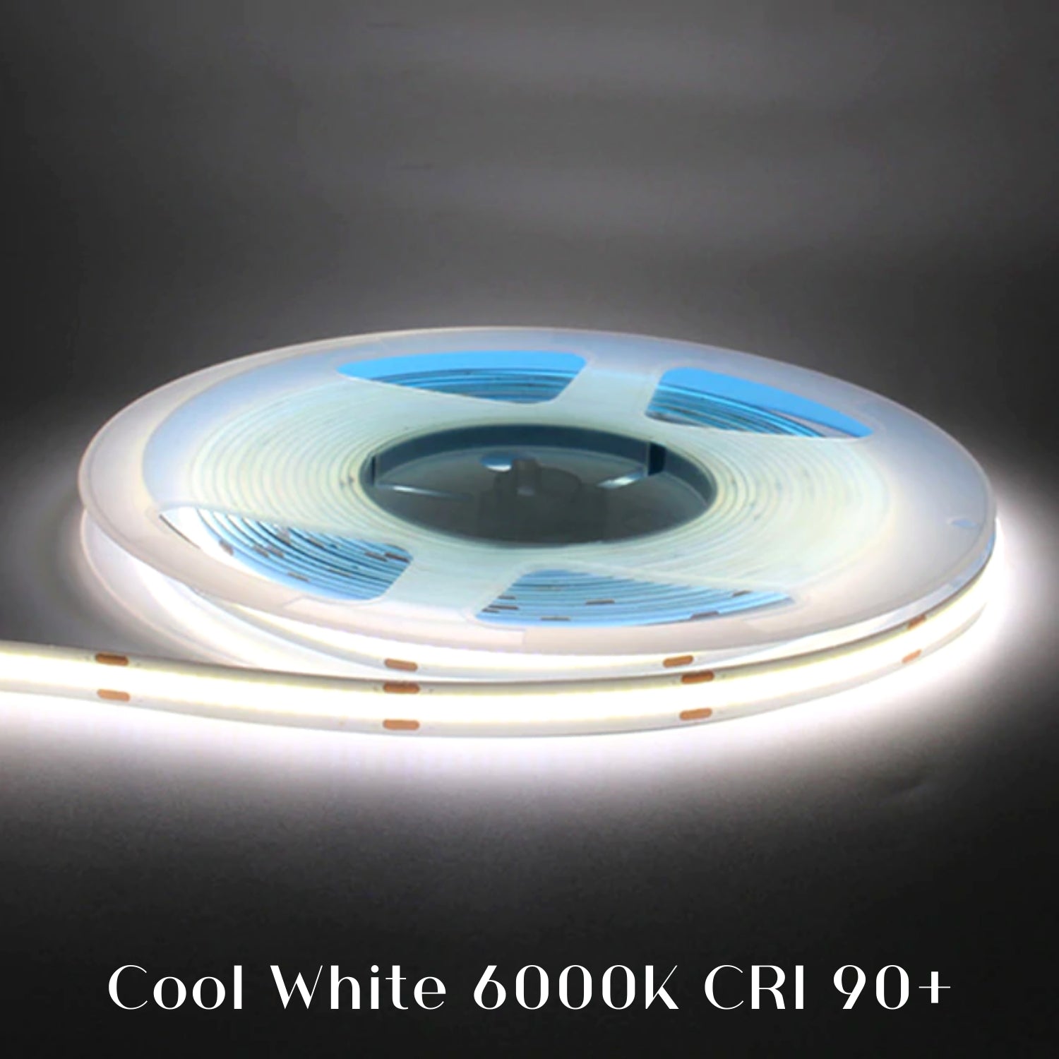 COB LED Strip Light Cool White 6000K 24V 352 LEDs/m IP20 Waterproof - House of LEDS