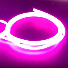 COB LED Strip Light Pink Neon Flex 220V 240V 288 LEDs/m IP65 with UK Plug - House of LEDS