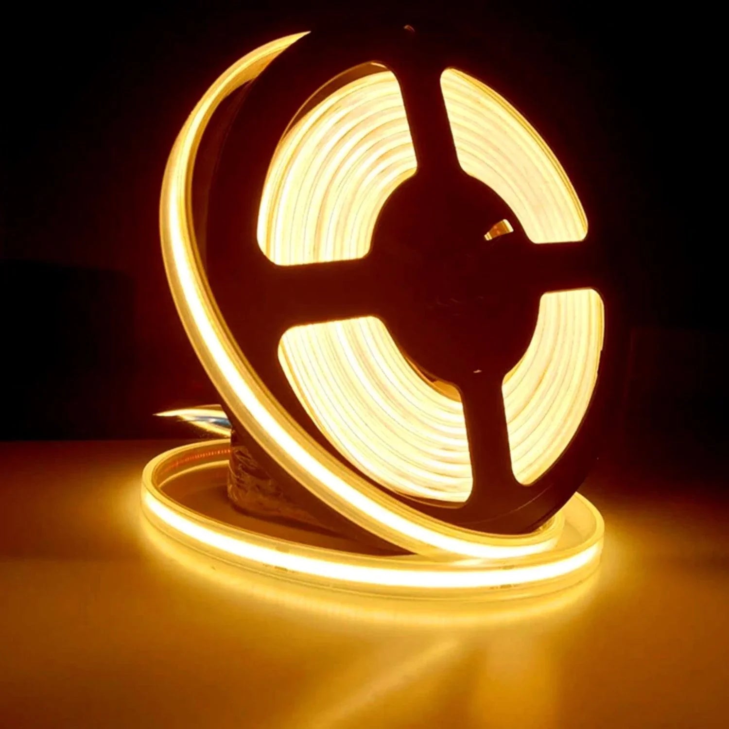COB LED Strip Light Warm White 3000K 24V 352 LEDs/m IP20 Waterproof — view 4 — House of LEDs UK