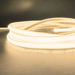 COB LED Strip Light Warm White Neon Flex 3000K 220V 240V 288 LEDs/m IP65 with UK Plug - House of LEDS