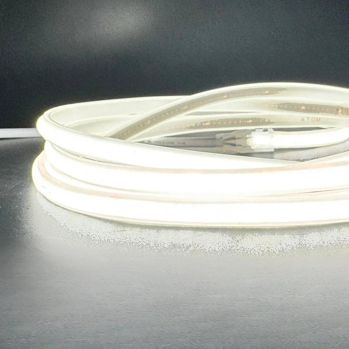 COB LED Strip 220V 240V Natural White 4000K 288 LEDs/m IP65 with UK Plug - ATOM LED