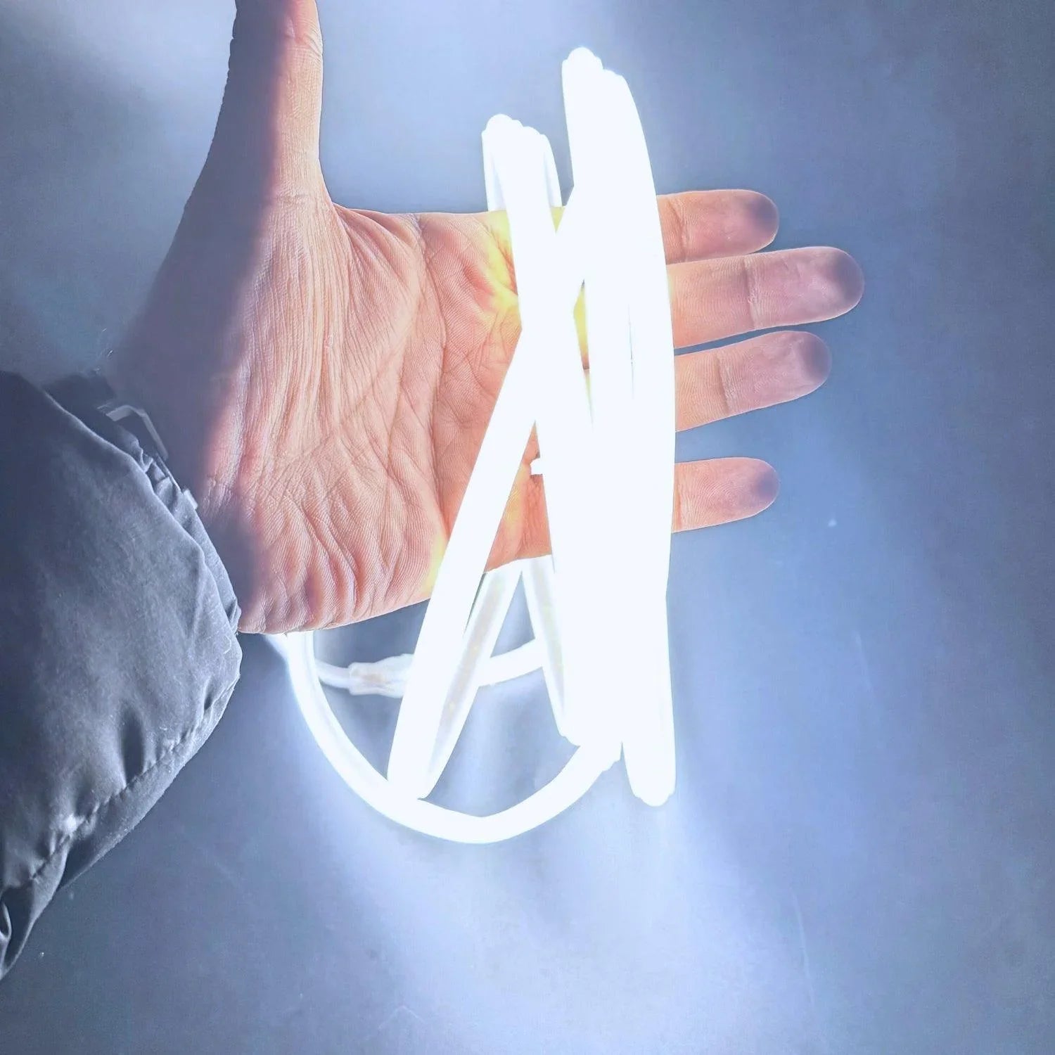 COB LED Strip 220V 240V Cool White 6000K 288 LEDs/m IP65 with UK Plug - ATOM LED