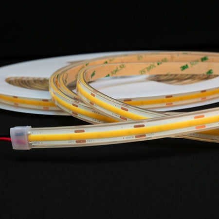 Cool White 6000K COB LED Strip 24V 384 LEDs/m IP68 Waterproof - House of LEDS