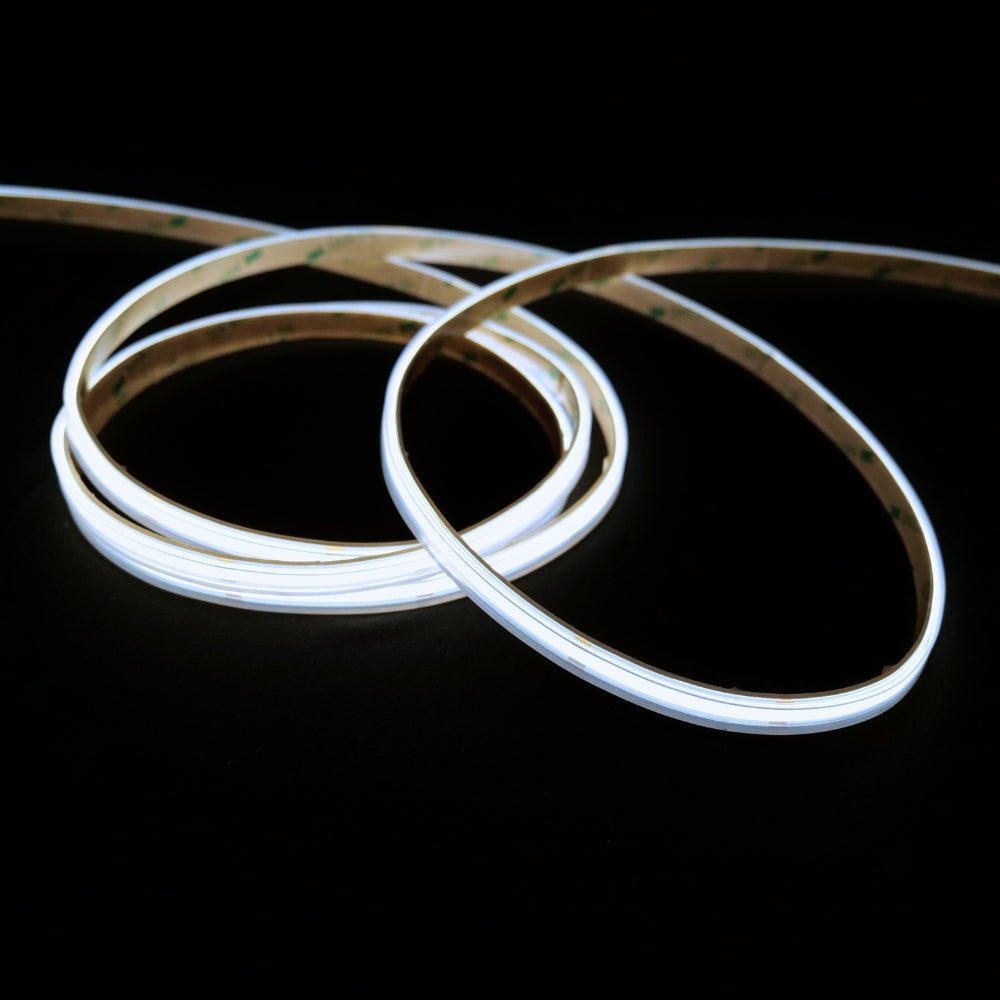 Cool White 6000K COB LED Strip 24V 480LEDs/m IP67 Waterproof 20m Run - House of LEDS