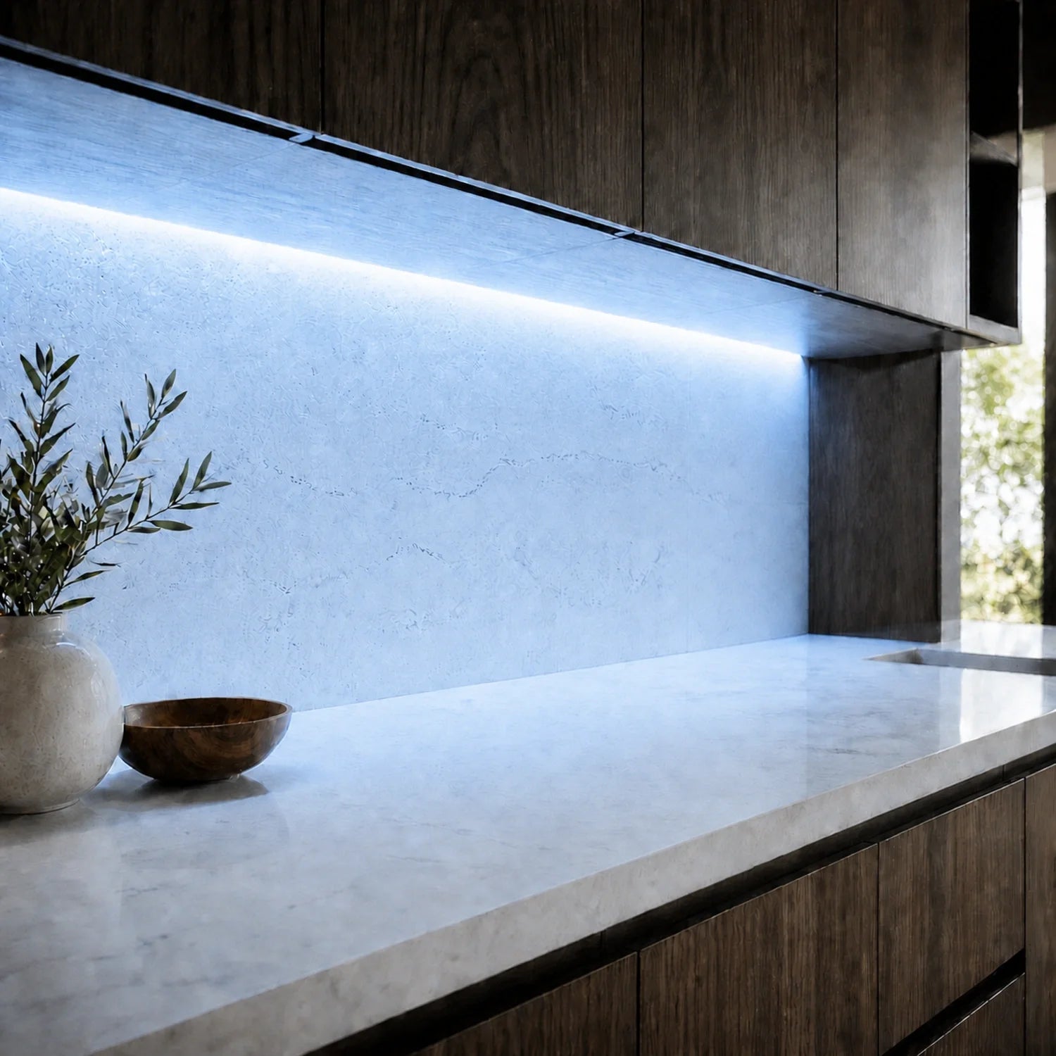 Cool White 6500K COB LED Strip 24V 10mm 480LEDs/m IP20 20m Run — product view 5