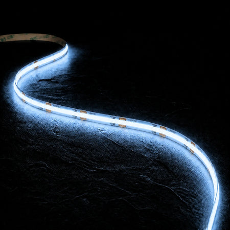 Cool White 6500K COB LED Strip 24V 10mm 480LEDs/m IP20 20m Run — product view 7