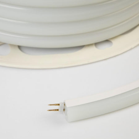 Cool White LED Neon Flex 16x16mm D Shape Vertical Bending 120LEDs/m 220V 240V IP65 Waterproof with UK Plug - House of LEDS