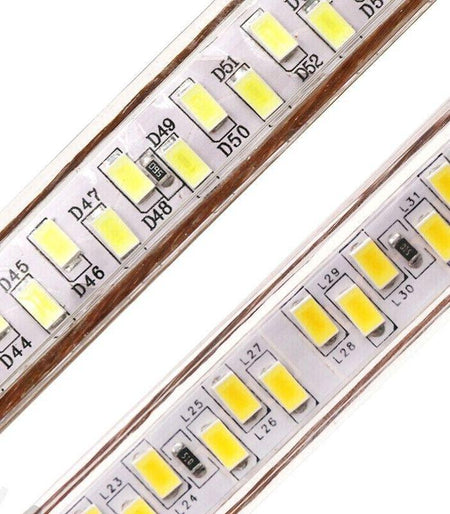 Cool White LED Strip 220V 240V 180LEDs/m SMD5730 IP65 with UK Plug — view 5 — House of LEDs UK
