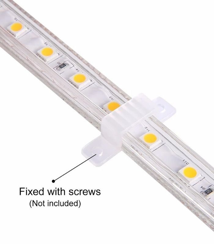 Cool White LED Strip 220V 240V 180LEDs/m SMD5730 IP65 with UK Plug - House of LEDS