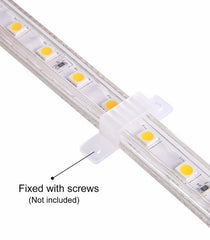 Cool White LED Strip 220V 240V 180LEDs/m SMD5730 IP65 with UK Plug - House of LEDS