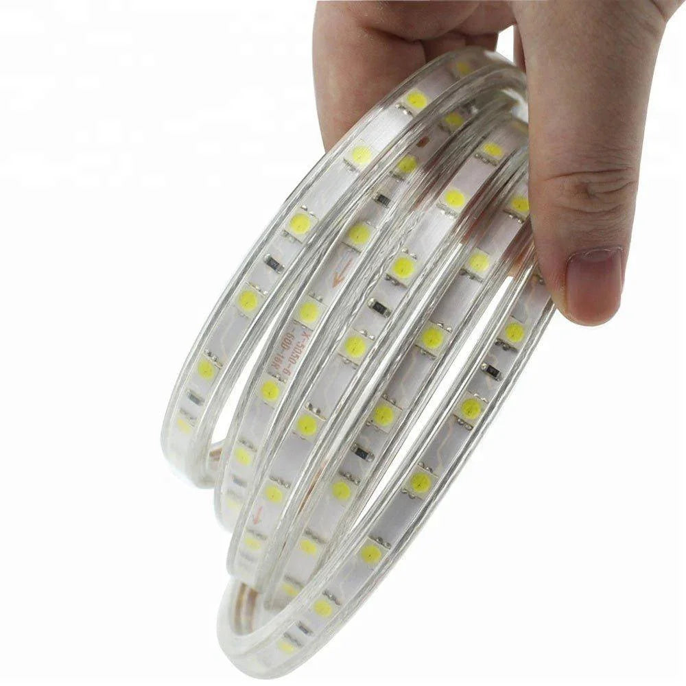 Cool White LED Strip Light 220V 240V 2835 IP65 Waterproof 120LED/m Full Kit — view 10 — House of LEDs UK