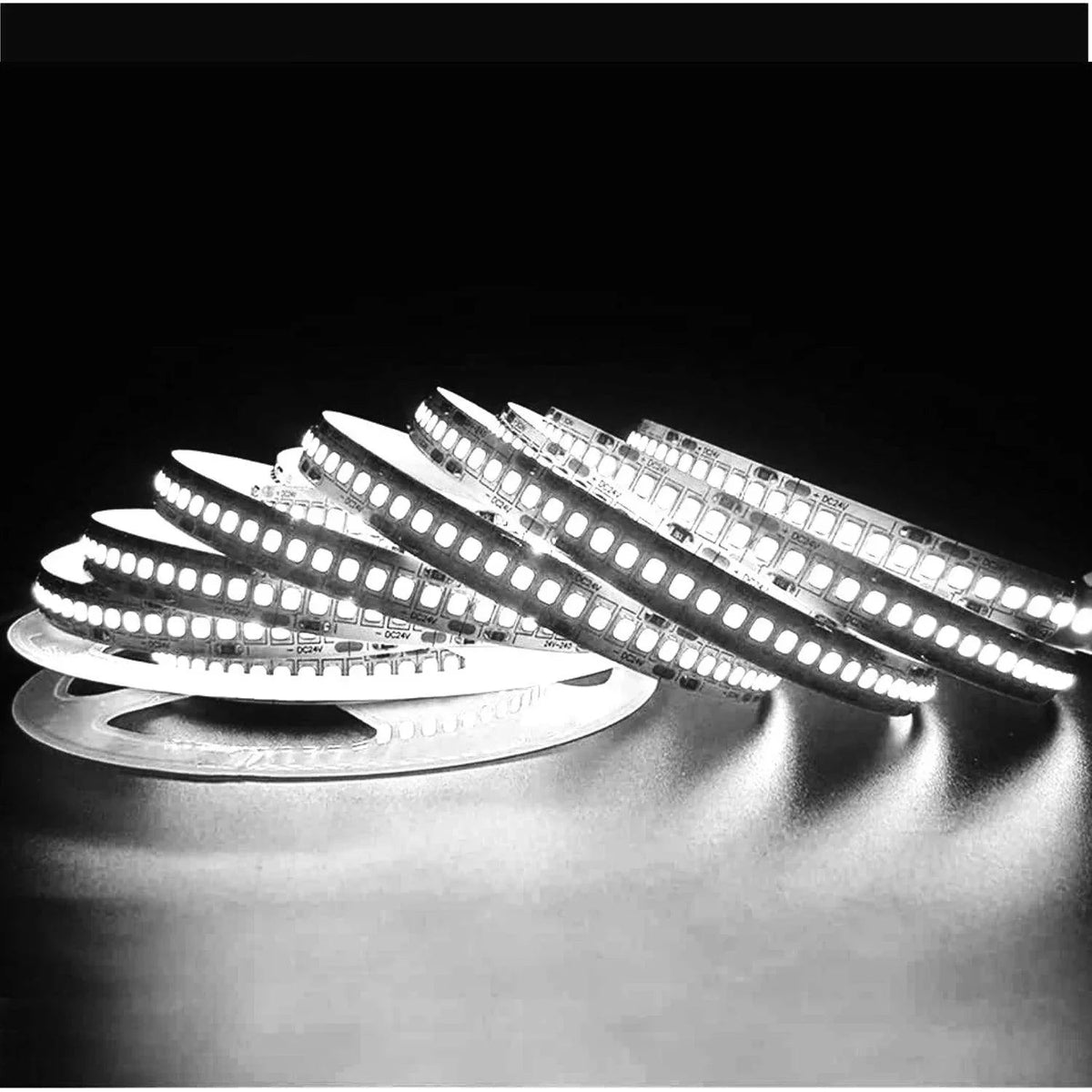 Cool White LED Strip Light 6000K 12V 240 LEDs/m 1200 LEDs IP20 Waterproof 5 Metre Strip — view 2 — House of LEDs UK