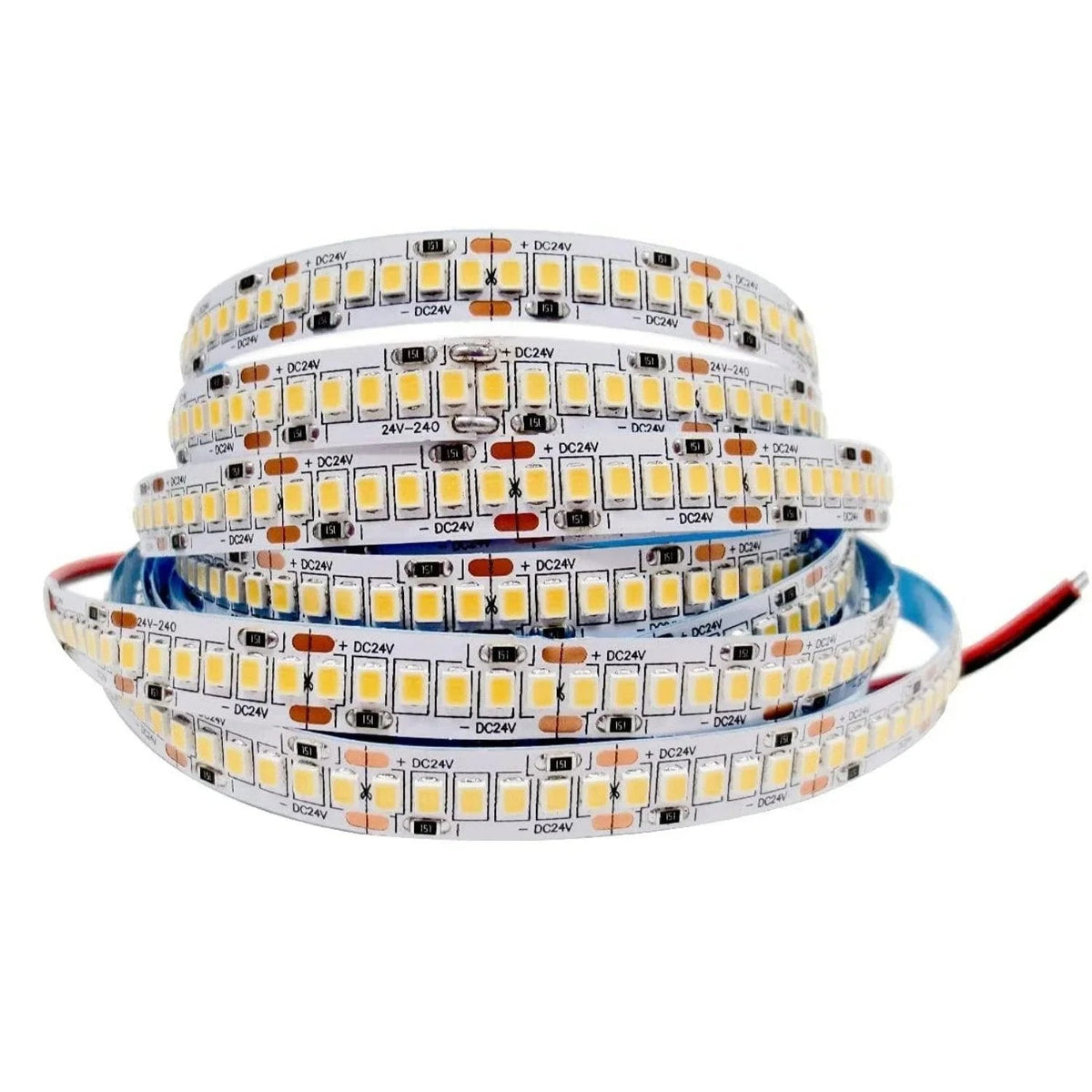 Cool White LED Strip Light 6000K 12V 240 LEDs/m 1200 LEDs IP20 Waterproof 5 Metre Strip — view 4 — House of LEDs UK
