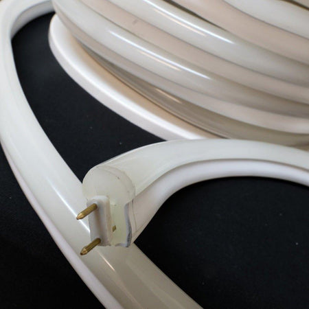Cool White Neon Flex 14x25mm 220V 240V 120LEDs/m IP65 Waterproof with UK Plug - House of LEDS