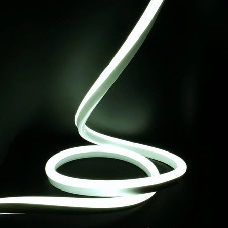 Cool White Neon Flex 14x25mm 220V 240V 120LEDs/m IP65 Waterproof with UK Plug — view 2 — House of LEDs UK