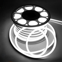 Cool White Neon Flex 220V 240V 8x16mm 120LEDs/m IP65 Waterproof with UK Plug - House of LEDS