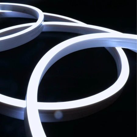 Cool White Neon Flex 6000K 12V 8x16mm 120 LEDs/m IP65 Waterproof 2.5cm Cut — view 2 — House of LEDs UK
