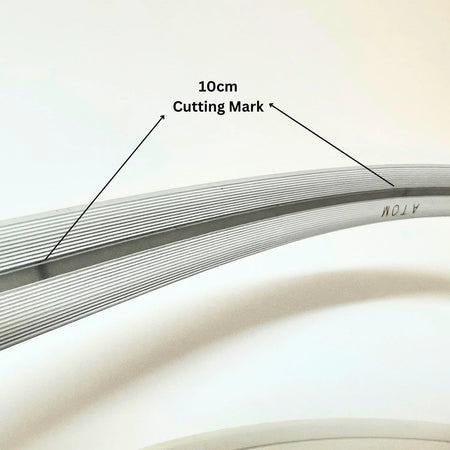 Cool White Neon Flex 6000K 16x16mm 220V 240V Top Bend IP65 10cm Cut with UK Plug - House of LEDS