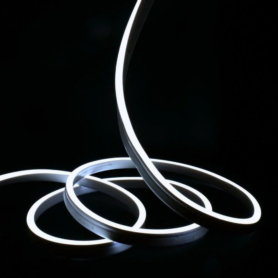 Cool White Neon Flex 6000K 24V 10x20mm IP67 Waterproof 20m — House of LEDs UK