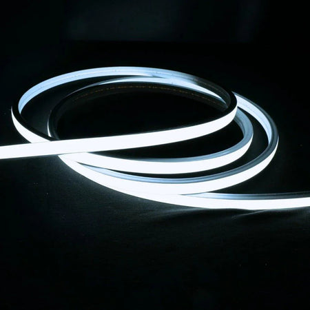 Cool White Neon Flex 6000K 24V Top Bend 10x6mm IP65 Waterproof 280LEDs/m — view 2 — House of LEDs UK