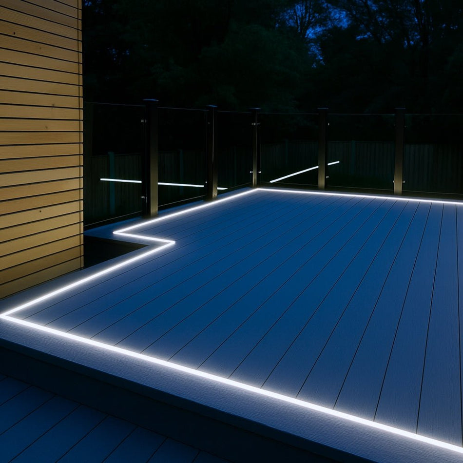 Cool White Neon Flex 6000K 48V 10x20mm IP67 Waterproof 50m - House of LEDS
