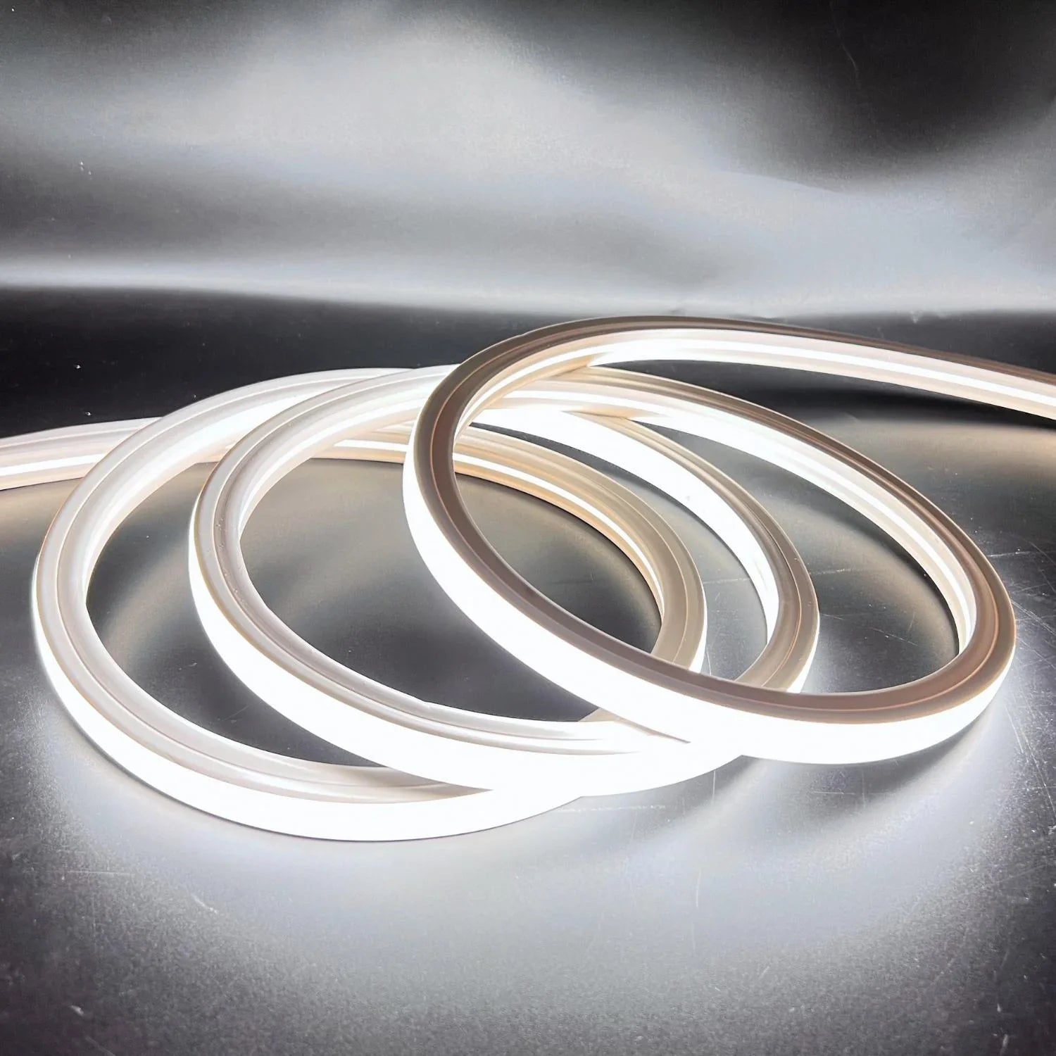 Cool White Neon Flex 6000K 48V 16x16mm Top Bend IP65 Waterproof 30m — view 2 — House of LEDs UK