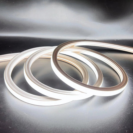 Cool White Neon Flex 6000K 48V 16x16mm Top Bend IP65 Waterproof 30m — view 2 — House of LEDs UK