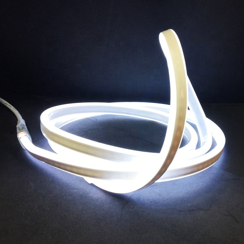 Cool White Neon Flex Double Side 220V 240V 120LED/m 8x16mm IP67 Waterproof Full Kit - House of LEDS