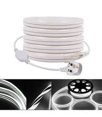 Cool White Neon Flex Double Side 220V 240V 120LED/m 8x16mm IP67 Waterproof Full Kit - House of LEDS